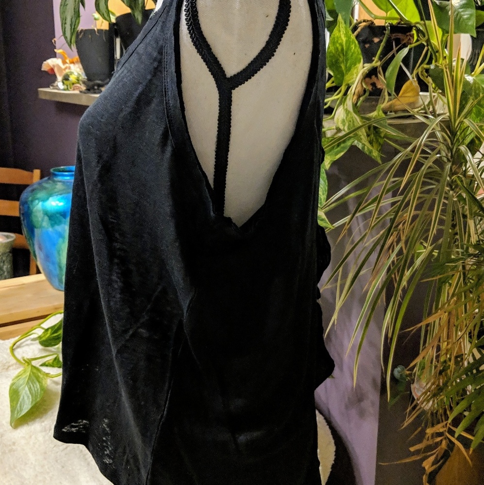 SALE SUSINA BLACK BURNOUT TANK BACK VENT 4X - Picture 6 of 8